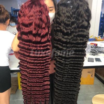 China Free Sample Mink Virgin Brazilian Hair Bundle, Raw Bundle Virgin Hair Pineapple Wave Wholesale Seller, Raw Virgin Brazilian Cuticle Aligned Hair for sale