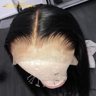 China Free Shipping Cuticle Straight Aligned Hair Glueless Full Hd Lace Wig, Brazilian 5*5 Hd Full Lace Wig, Invisible Hair Full Lace Wig for sale