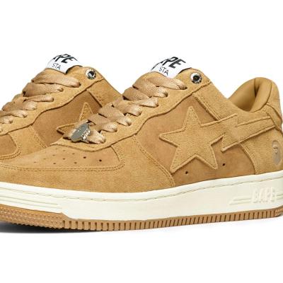 China Fashion Trend Designer Basketball Shoes Luxury Sneakers Type Bapestas Mens Sta Beige For Men And Women for sale