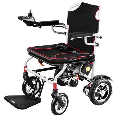 China Foldable Motorized Power Wheelchair New Comfortable High Quality Seat Light Weight Folding Electric Wheelchair for sale