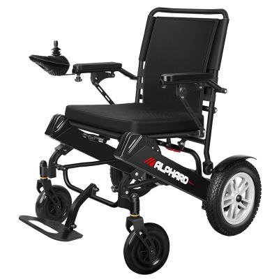 China Amazon Cheap Price Powerful And Light Popular Folding Handicapped Portable Cheap Power Electric Wheelchair for sale