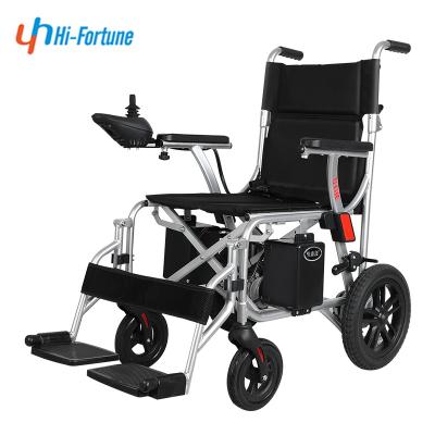 China Ultra Light Powerful And Lightweight Disabled Portable Folding Electric Wheelchair Electric Power Wheelchair Health Care for sale