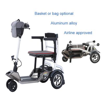 China Amazon Top Selling Lightweight Portable Folding Handicap Folding Mobility Scooter Electric Mobility Scooter for sale