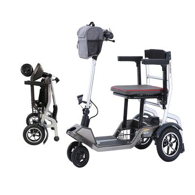 China Powerful Radius Electric Mobility Scooter Lightweight Spinning Elderly Small Folding Mobility Scooter for sale