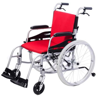 China Factory Big Sale Easy Wheelchair Foldable Lightweight Foldable Portable Wheelchair For Disabled/Elderly for sale