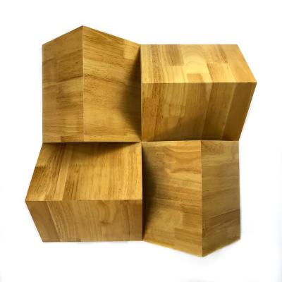 China Modern Studio Diffuser Solid Wood Tapered Sound Diffuser For Bass Trap / 3D Acoustics Diffuser Acoustic Wall Panel for sale