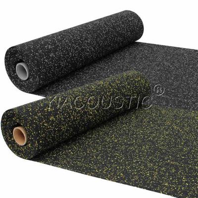 China Free Sample Best Selling Shock Absorbent Industrial Flooring Summer Acoustic Rubber Base For Gymnasium Rubber Flooring Underlayment for sale