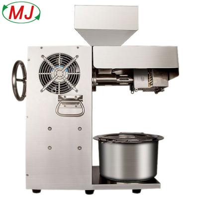 China High Oil Yield Efficiency Cocoa Butter Hydraulic Home Caster Used Mini Screw Oil Press Machine With Filter System For Sesame for sale