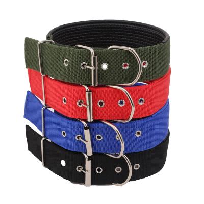 China Viable Supplies Popular Pet Accessories Adjustable Bold Nylon Dog Collar for sale