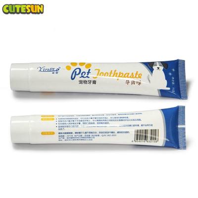 China Cat Toothpaste Toothbrush Sets Mouth Viable Care Dog Supplies Pet Cleaning Dropshipping for sale