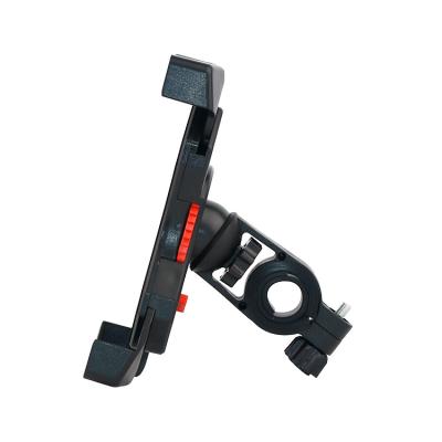 China Adjustable Silicone Material Black Bicycle Cell Phone Holder Plastic Holder for sale