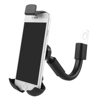 China Best Quality Adjustable ABS Silicone And Plastic Rotating Motorcycle Phone Holder for sale