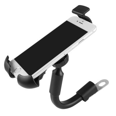 China High Quality Adjustable And Ready To Board Motorcycle Cell Phone Holder ABS Stand Up Bracket for sale