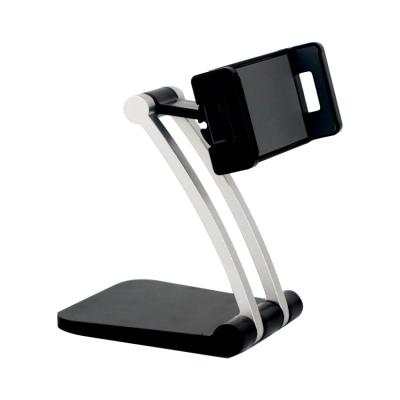 China Adjustable Universal Metal Tablet Mount Holder Phone Stand Holder Laptop Table Desk Bracket for Cooking Reading Watching for sale