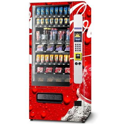 China Cold Rolled Steel Plates Automatic Cold Drink Beverage Vending Machine With Fashion Design for sale