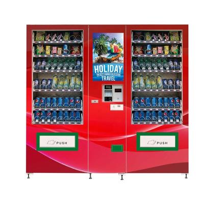 China Square Combination Fresh Food And Beverage Vending Machine For Outlet Malaysia for sale