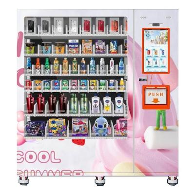 China 2020 Sale Square Ice Cream Frozen Food Vending Machine for sale