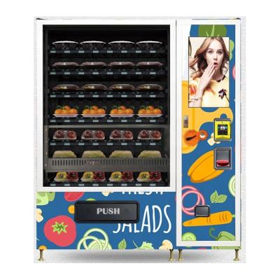 China Square Frozen Food Vending Machine With Coin Acceptor for sale