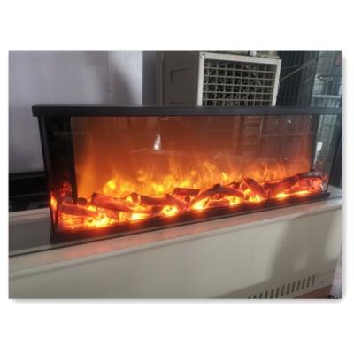 China 50 Inch Customized Classic Decorative 3 Sides Inserted Inserted Electric Fireplace With Remote Control Function for sale