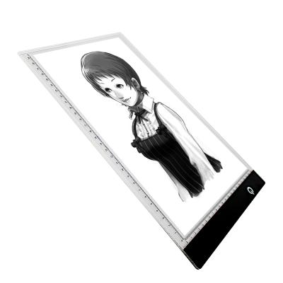 China Drawing A3 A4 LED Tracing Light Table Ultrathin Copy Holder Led Light Pad for Artists Designing and Sketching for sale