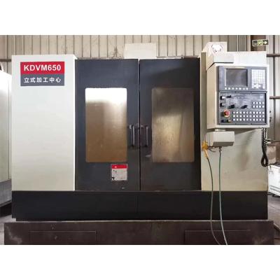 China Machinery Repair Shops CNC VMC 650 Fanuc Automatic Vertical System BT40 RPM 8000 For Heavy Cutting for sale