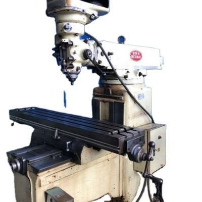 China High Quality Used Construction Material Stores Table Size 1270*254 Turret Type Manual Milling Machine In Mechanical Hardware for sale