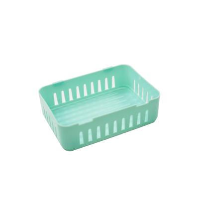 China Plastic Ice Cabinet Storage Box 1.2L Space Saving Box Refrigerator Storage Bin For Organizer for sale