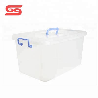 China Sustainable Tool 35L Food Clothing Container Plastic Toys Storage Boxes Trash Bin For Sale for sale