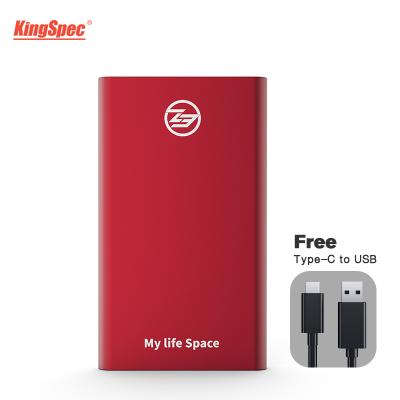 China 960gb KingSpec Portable SSD USB3.1 External Type-C SSD for sale