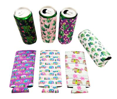 China Casual Ready To Ship Beer Can Slim Coolers Tall Cooler Racks Sleeves Skinny Coolers for sale