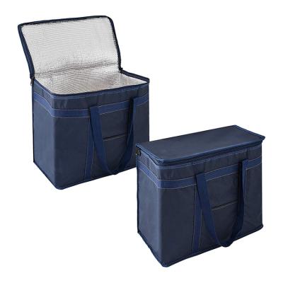 China Waterproof High Quality Nonwoven Travel Insulated Large Reusable Grocery Cooler Bags for sale