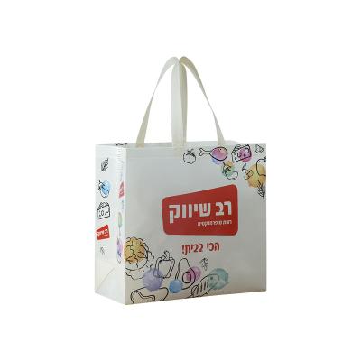 China Biodegradable Promotional Ultrasonic Laminated Nonwoven Bags For Shopping for sale