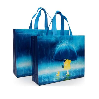 China Wholesale Fashion Handled China Recycled Laminated PP Woven Shopping Bag In Stock for sale