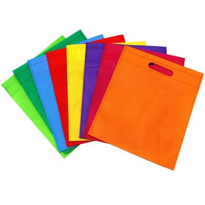 China Factory Price Kids Party Handled Promotional Gift D Cut Non Woven Bags With Handle for sale