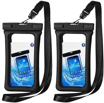 China Waterproof Floating Bag Phone Floating Pouch Floating iPhone 11 Pro Max/XS Max/XR/X Waterproof Case Dry Bag Underwater Compatible Universal IPX8 for sale