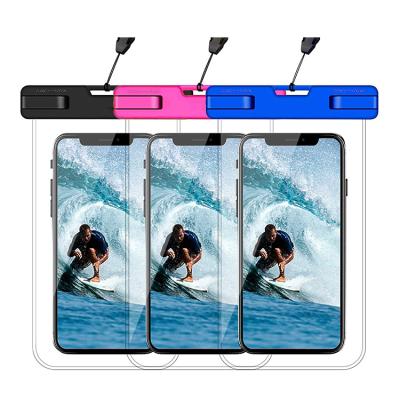 China Multi Waterproof Universal Waterproof Phone Pouch Bag Style Dry Bag For Water Sports And Mobile Phone Summer Dive For iPhone 12 Max XR Xs X 8 7 6S Plus Blue for sale