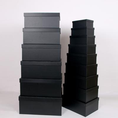 China Recycled Materials 905 Luxury Black Matte Custom Gift Boxes for sale