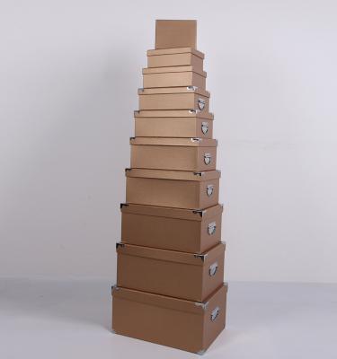 China Recycled Materials 801 Cardboard Luxury Paper Rigid Gift Packaging Box With Lid for sale