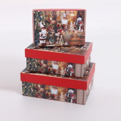 China 2273 Handmade New Modern Design Christmas Cardboard Box Packaging for sale