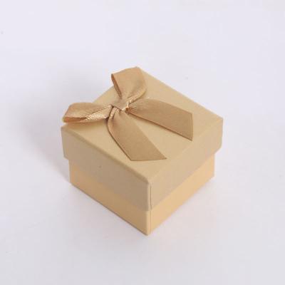 China HY-6 Handmade Cardboard Ring Box Custom Package for sale