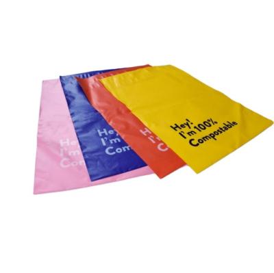 China Self Envelope Materials 100% Compostable Delivery Mailer Mailer Mailer Recycled Self Envelope Plastic Biodegradable Courier Mailing Bag for sale