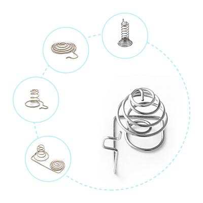 China Custom Coil Precision Sheet Metal Stamping Clad Steel Battery Spring Contact for sale
