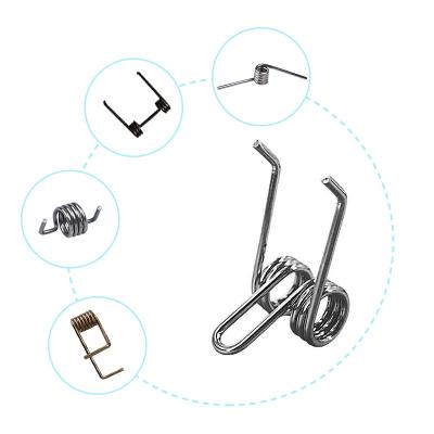 China Factory Wholesale Stainless Steel Wire Twist Coil Spiral Double Around Spring Clamp for sale