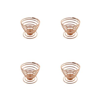 China Apartment ; Sheet ; Custom Plate Stainless Steel Wire Tray Boiled Egg Cup Spring Holder for sale