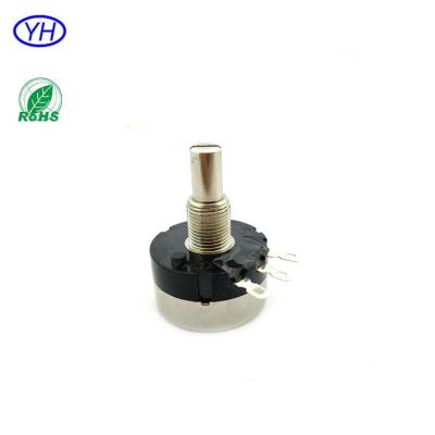 China Wholesale Price Metal Shaft Lightweight Rotary Potentiometer 10K 100K 500K Potentiometer for sale