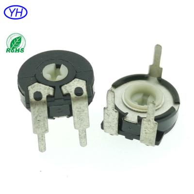 China Lightweight PT 10 Carbon SB105 Film 3 Terminals 10mm Variable Resistance Trimmer Rotary Trimmer Potentiometers for sale