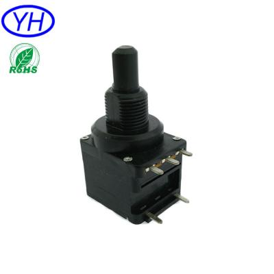 China Factory Lightweight Manufacturing 470k 500K 17Mm 5 Pin B503 Rotary Switch Potentiometer Dimmer With 10A Switch for sale