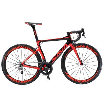 China SAVA Carbon Road Bike Racing With SHIMANO Ultegra R8000 700c Bicycle Racing Road Bike With 22 Speeds for sale