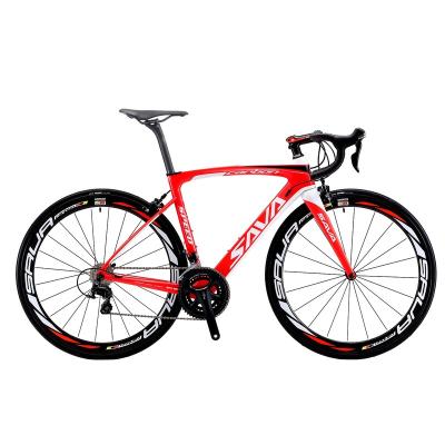 China SAVA Carbon Road Bike 700C Full Race Road Bike 8.4kg Full Carbon Racing Bike R7000 Racing Bike for sale