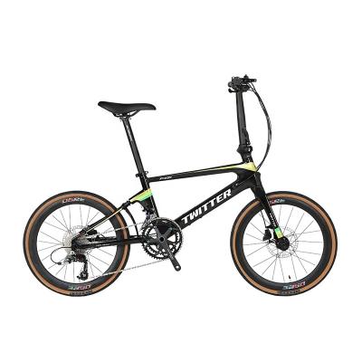 China Racing Shimano R4700 20 Speed ​​Disc Brake Bicycle TWITTER F451 OEM Carbon Folding Bike 22